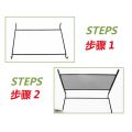 A4 Mesh Metal File Organizer Box Hanging File Folder Box Desk Storage Holder Shelf Holder Storage for Office Home. 