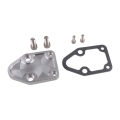 Fuel Pump Plate Billet Fuel Pump Block OFF Plate for Chevy SBC 283 327 350 Engine. 