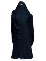 Sunnoti dubai 4part borka -Dubai Charry Georgette kapor -with long Hijab- Borka  for woman. 