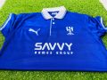 Al Hilal 23/24 Home Replica Football Jersey Man by Barter fashion - Al Hill Jersey -Al Hilal Jersey - Short Sleeve Jersey - Football Club Jersey.