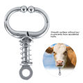 Livestock Nose Ring, Premium Stainless Steel Bull Nose Ring, Cattle Nose Cow For Farm Husbandry. 