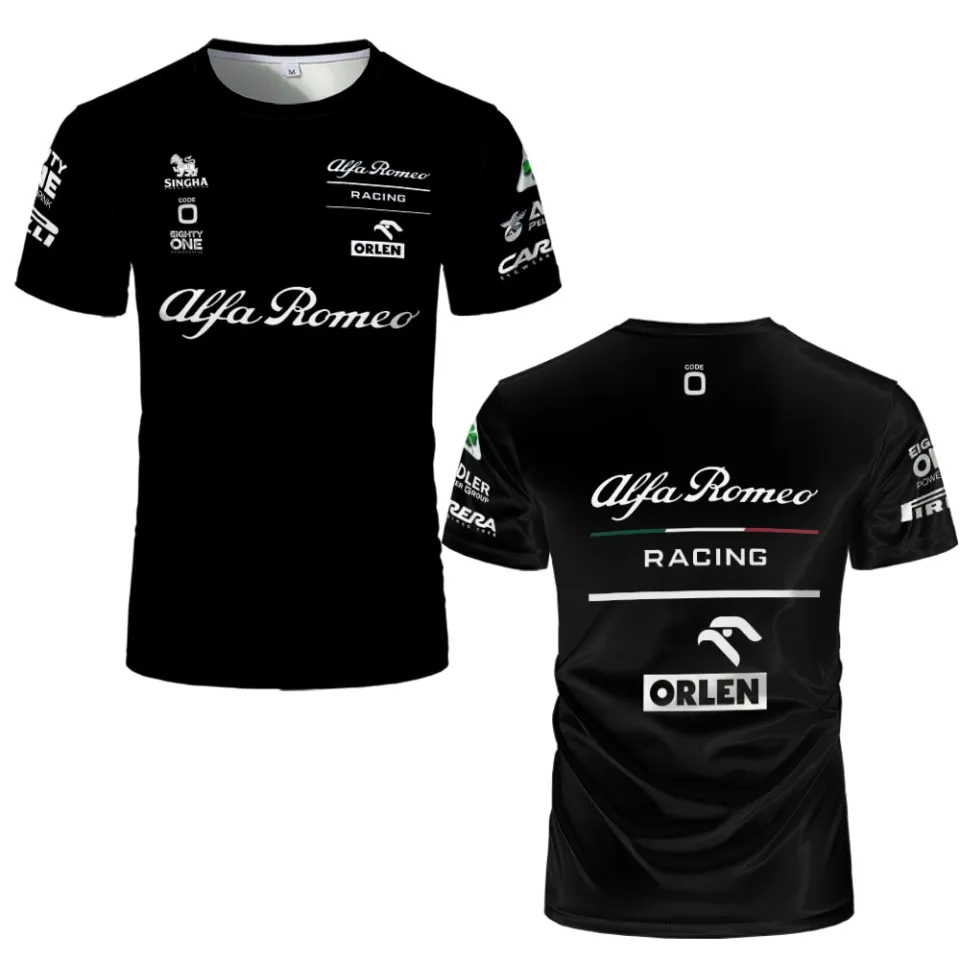 F1 Team T Shirt Alfa Romeo F1 2022 2022 New Alfa Romeo T Shirts