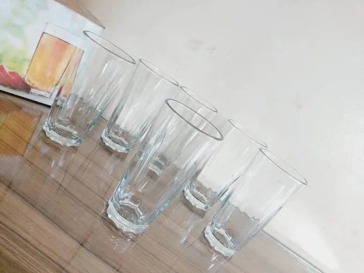 Olila%20Clear%206%20Pcs%20Water%20Drinking%20Glass%20Set%20ZikZak%20Plain%20Design.%20Crystal%20Clear%20Water%20Drinking%20Glass%20Set.%20%20Model:W017:R70.%20-%20Image%204