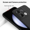 Xiaomi Redmi Note 13 4G Premium Silicone Matte Soft Phone Case - Black - Phone Back Cover.