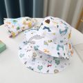 【Special offer】 Cartoon 2-4 Years Baby Sun Hat UV Protection Large Brim Kids Fisherman Cap Children Cotton Bucket Hat Boy Girl. 