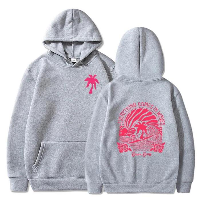Everything%20Comes%20in%20Waves%20Graphic%20Sweatshirts%20Hoodies%20Women%20Surfer%20Lover%20Gift%20Pink%20Palm%20Puff%20Cartoon%20Classic%20Street%20Style%20Hoodie%20-%20Image%205