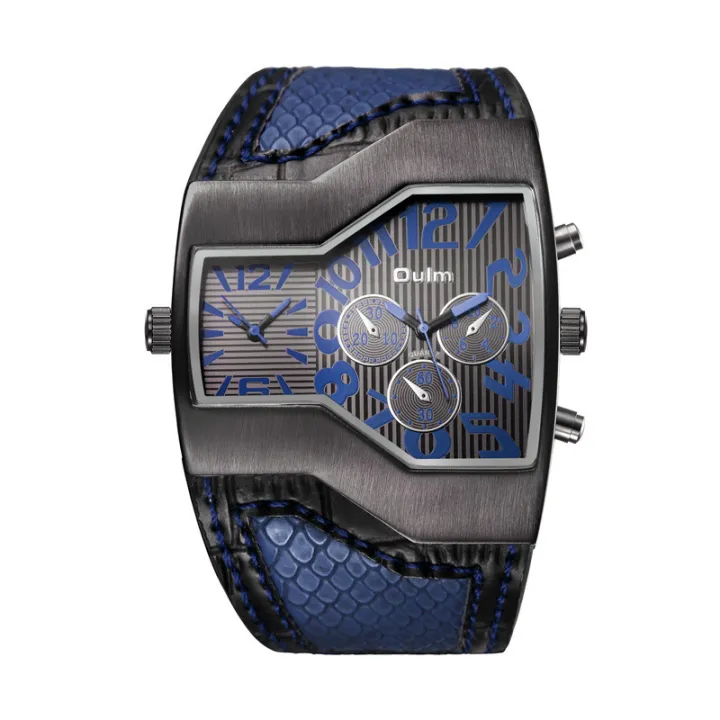 Oulm%20Quartz%20Watch%20Distinctive%20Men's%20Watch%20Double%20Time%20Zone%20Fashion%20Large%20Dial%20Belt%20Men's%20Watch%20Cross%20Border%20Ins%20Style%20-%20Image%205