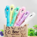 1 creative clock, ballpoint pen, electronic watch, student stationery. 