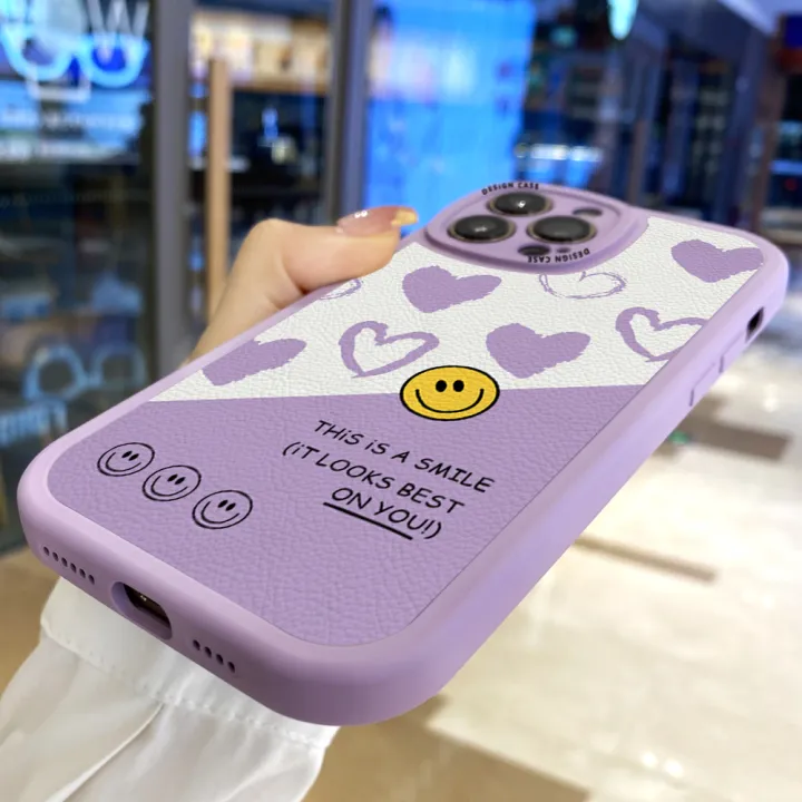 Hontinga%20for%20Samsung%20Galaxy%20A13%204G%20Back%20Cover%20PU%20Leather%20Cartoon%20Heart%20Smile%20Case%20Soft%20Silicone%20Edge%20Phone%20Cases%20-%20Image%208
