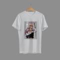 The Future Diary Mirai Nikki Yuno Gasai Anime White Poly Cotton T-Shirt - T Shirt. 