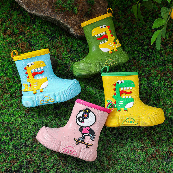 Children's%20rain%20boots,%20cute%20dinosaur%20kids,%20water%20shoes,%20boys,%20girls,%20medium%20cut%20rain%20boots,%20velvet%20anti-slip%20waterproof%20baby%20rain%20boots%20-%20Image%202