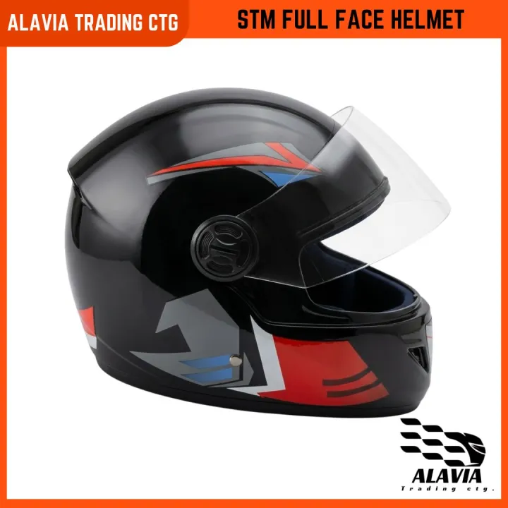 STM%20Premium%20Full%20Face%20Motorcycle%20Helmet%20with%20Graphic%20Design,%20Adjustable%20Strap,%20and%20Removable%20Visor%20-%20New%20-%20Image%209