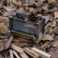 Outdoor Camping Incense Burner Mini Wood Stove Aromatherapy Holder Stainless Steel Charcoal Stove for Home Desk Easy Install Easy to Use. 