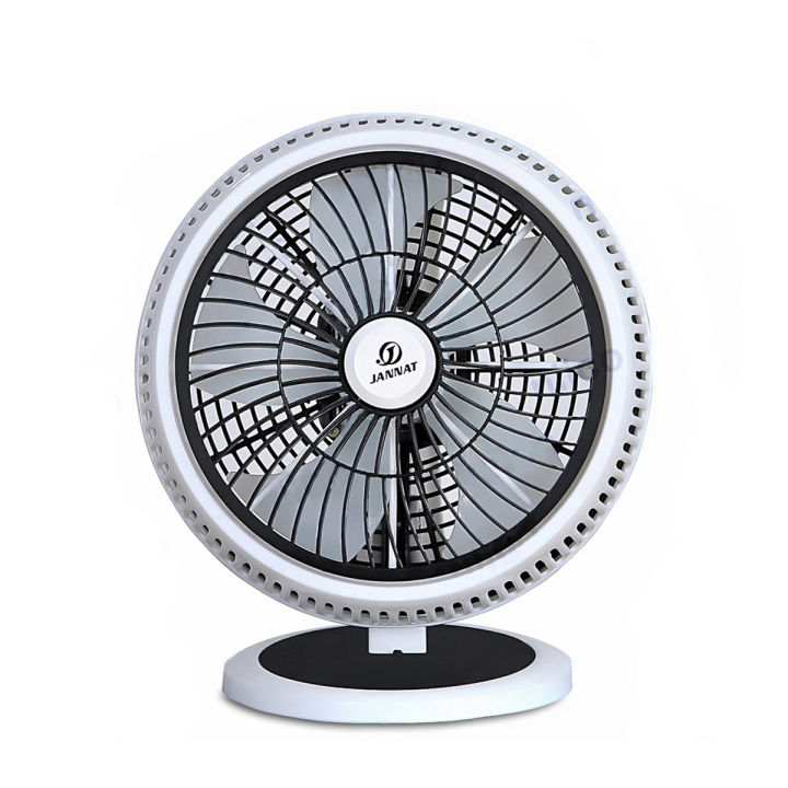 Jannat হাই স্পিড মুভিং হেভি ডিউটি ডেস্ক ফ্যান-10 ইঞ্চি (এক বছরের ওয়ারেন্টি)