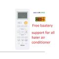 Haier Air Conditioner Remote Control - White with free battery. 
