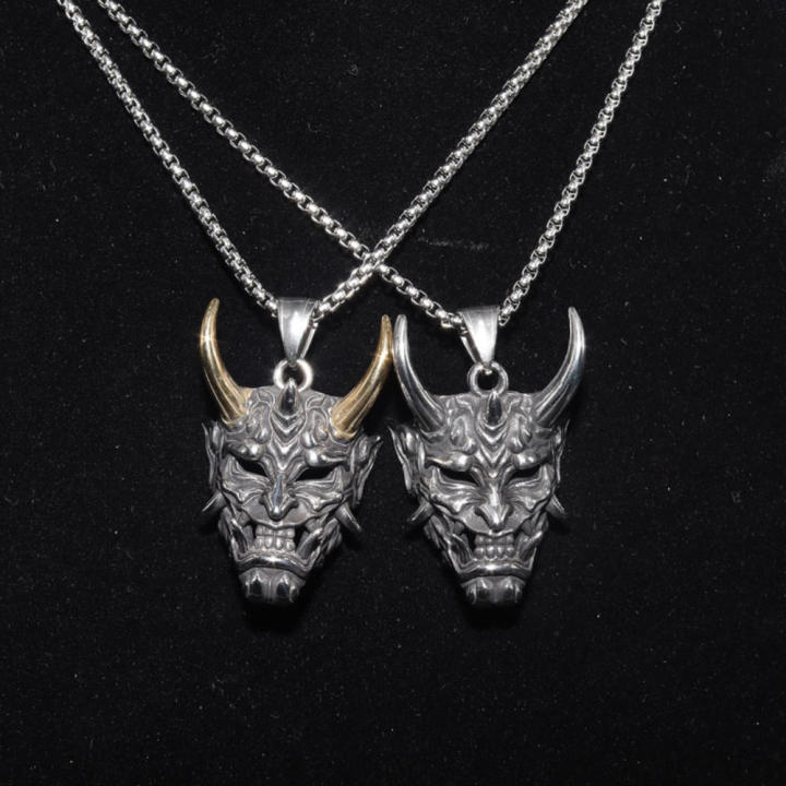 Punk%20Hop%20Rock%20Necklace%20Jewelry%20Horror%20Halloween%20Gift%20Exquisite%20Gothic%20Ghost%20Pendant%20Necklace%20Men's%20Classic%20Retro%20-%20Image%205