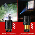 990000000LM Super Power XHP360.2 36-core LED Headlamp USB Zoom Lantern 7KM Long Shot Head Light for Night Fishing Riding Camping.