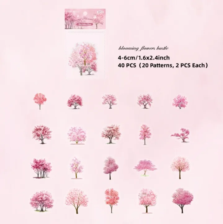 Sweet%20Journal%2040PCS%20Tree%20Nature%20Series%20PET%20Stickers%20Diary%20Journaling%20Decorative%20Crafts%20Scrapbooking%20DIY%20Waterproof%20Sticker%20-%20Image%205