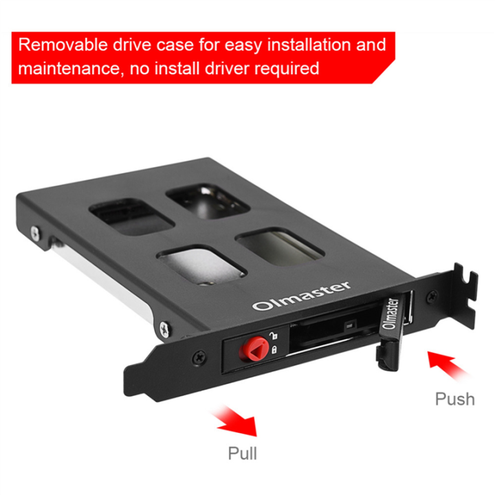 3X%20Oimaster%20Pci%20Mobile%20Rack%20Enclosure%20Hard%20Disk%20Drive%20Case%20Box%20for%202.5%20Inch%20Sata%20Sdd%20Hdd%20Adapter%20-%20Image%203