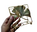 Creative Gold Metal Tissue Holder Storage Organizer Napkin Holder For Dinner Table. 