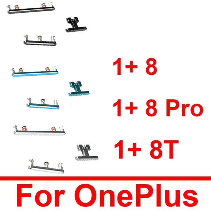 For Oneplus 8 Power On Off Button + Volume Button Side Buttons Set Replacement