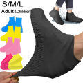 1 Pair Waterproof Non-slip Silicone Shoe Sole High Elastic Wear-resistant Unisex Rain Boots Overshoes Reusable Shoes Cover.