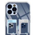 Cross-border application for iPhone 13Pro Max transparent anti-drop acrylic transcriber Apple 12 Pro phone case. 