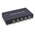 3G-SDI Distribution Amplifier HD SDI Converter Adapter With 3.5mm - Support SDI Cable 100m/328ft (1 Input And 4 Outputs). 