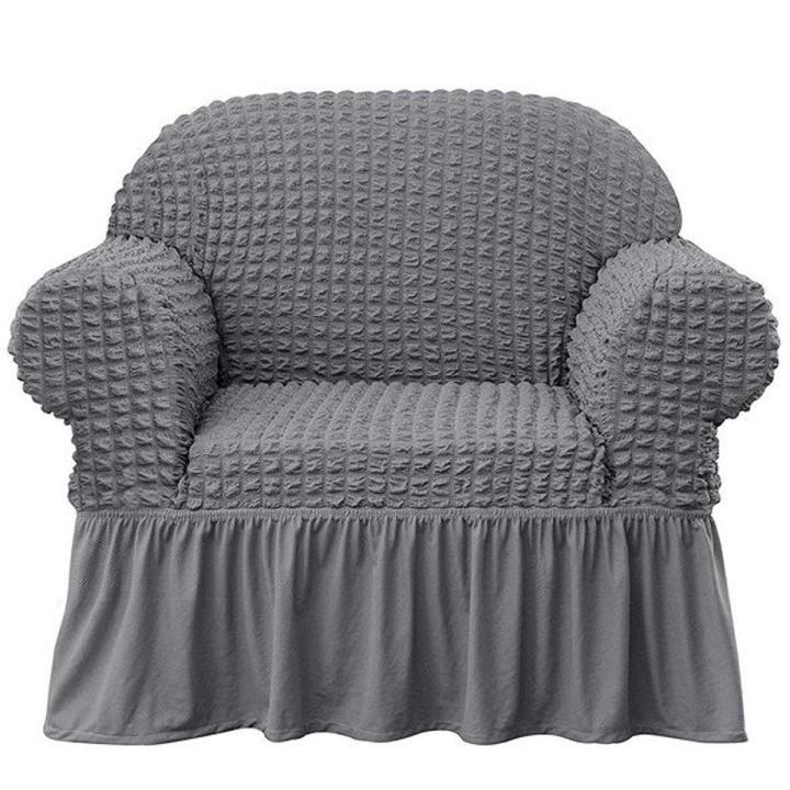 1 seater turkey sofa cover ash colour