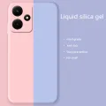 Olige For Infinix Hot 30i Liquid Silicone Macaron Candy Color TPU Falling and shockproof Soft Phone Case Shell Protector Back Cover. 