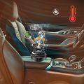 Solar Energy Car Perfume Diffuser 360 Rotating Flavoring Car Parfum Car Aromatherapy Car Air Freshener Auto Interior Accessories.