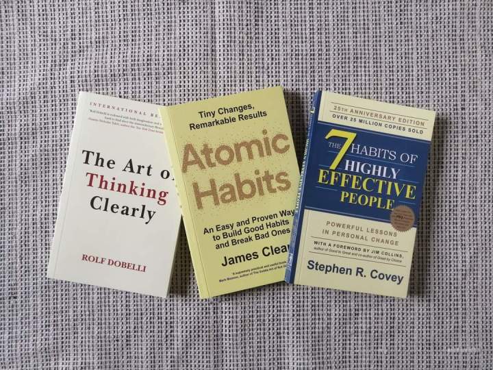 3pc%20books%20(%20The%20Art%20of%20Thinking%20Clearly%20,%20Atomic%20Habit%20,%20The%207%20habit%20highly%20effective%20people%20)%20paperback%20-%20Image%202