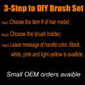Retail JAF Custom Makeup Brush Set DIY Synthetic make up brush kit foundation brush eye shadow fan brushes eyeshadow. 