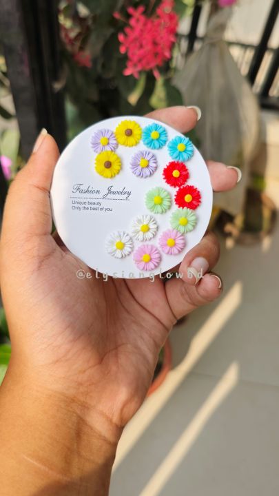 7pair%20Korean%20Fashion%20Small%20Geometric%20Female%20Earrings%20Set%20Multiple%20Pairs%20of%20Butterfly%20Cute%20Stud%20Earrings%20Jewelry%20-%20Image%208