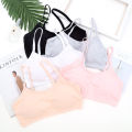 Cotton underwear kids bra for girls brand new sports student girls vest bra child bra soft comfortable bra- for children. 