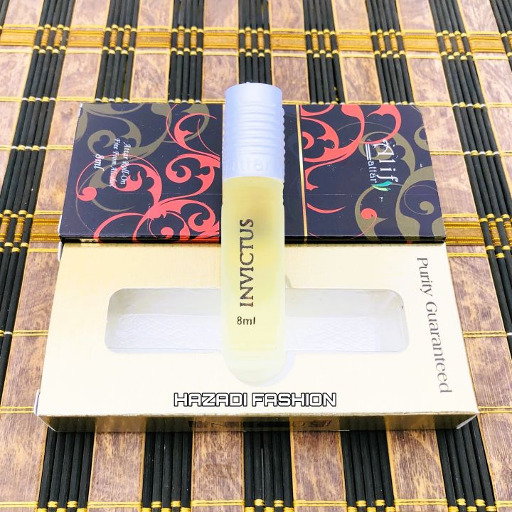 Invictus%20By%20Alif%20Attar%20Long%20Lasting%20Roll%20On%20Non%20Alcoholic%20Perfume%20(%E0%A7%A7%E0%A7%A6%E0%A7%A6%25%20%E0%A6%B9%E0%A6%BE%E0%A6%B2%E0%A6%BE%E0%A6%B2)%20-%208ml%20-%20Image%204