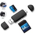 VODOOL USB Micro USB Card Reader SD/Micro SD TF OTG Smart Memory Card Adapter For PC Computer Laptop Cardreader SD Card Reader.