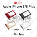Sim Slot Card Tray For iPhone 8 8 Plus With Sim Ejector Pin Replacement Parts. 