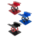 RC Car Repair Work Stand Adjustable Height Assembly Platform Metal RC Car Repair Work Stand Blue. 