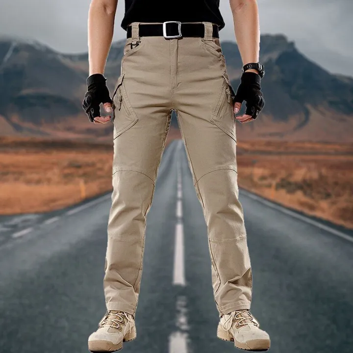 Men's%20Tactical%20Pants%20Multicket%20Elastic%20Waist%20%20Trousers%20Male%20Casual%20Autumn%20Spring%20Cargo%20Pants%20For%20Men%20Slim%20Fit%20-%20Image%202