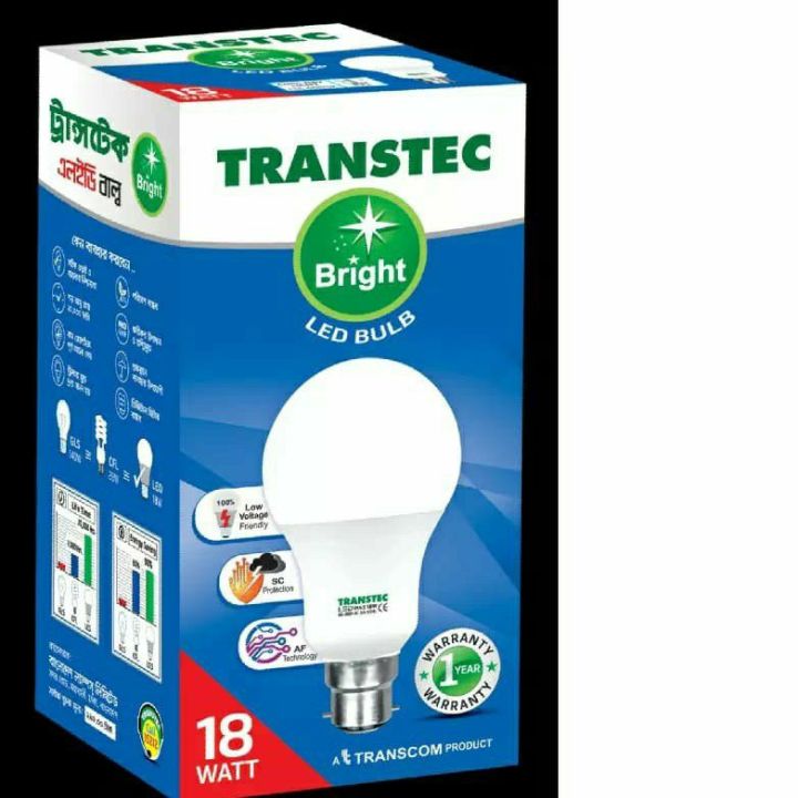 TRANSTEC LED 18W Light PIN/Thread Led Bulb