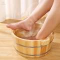 Wood Footbath Basin Household Wooden Washing Baths Portable Barrel Foot Soaking Bath Basin Foot. 