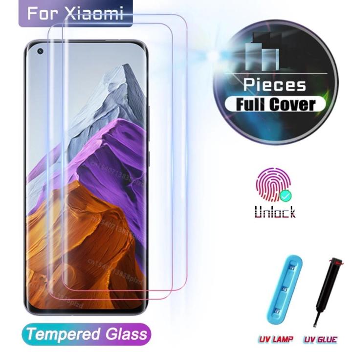 Xioami mi 10 Ultra Liquid Full Glue Light UV Tempered Glass