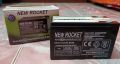 12V 9Ah New Rocket Battery With 12V 5A Smart Battery Charger- Free 2 PCS LED LIGHT.