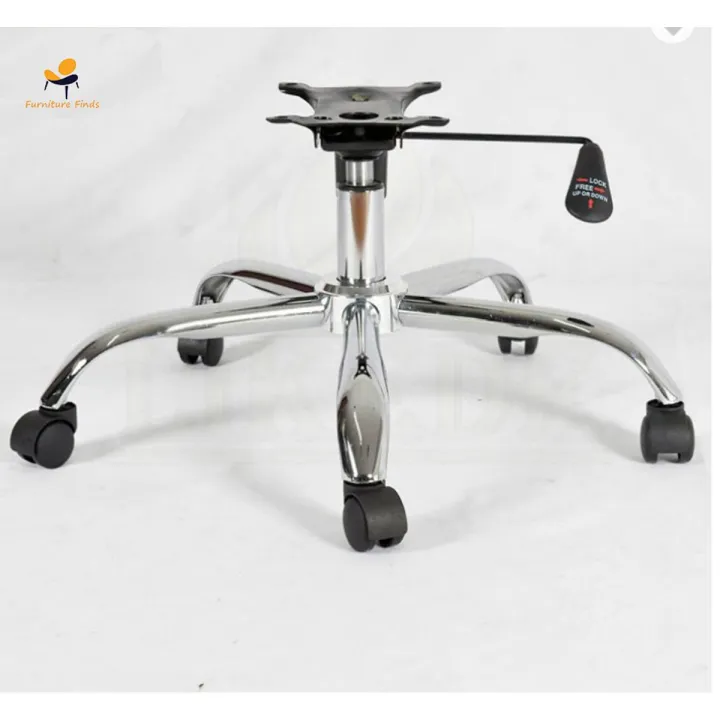 Revolving Chair Parts  Metal chrome chair base kit