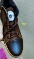 Boot shoes for man high neck design korean mashup leather breathable fabrical shoes with rubber plain sool. 