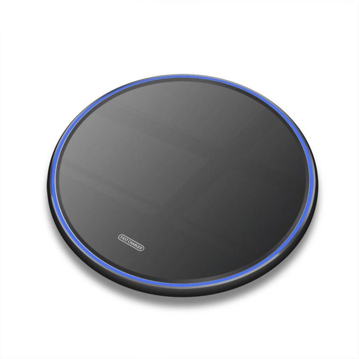 Ultra-thin Round 15W Qi Wireless Charging Pad Phone Charger for Samsung Galaxy