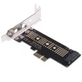 NVMe PCIe M.2 NGFF SSD to PCIe x1 adapter card PCIe x1 to M.2 card with bracket. 