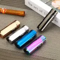 Metalgmas Flint Lighter Jet Butanegmrinding Wheel Three Torch Turbo Lighters Cigerettes Accessories Cigar Smoking Lighters. 