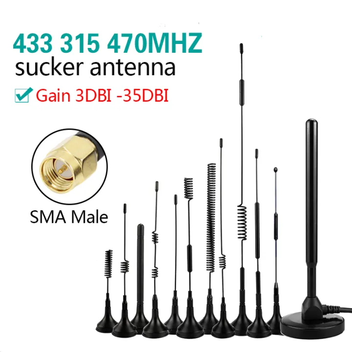 GWS lora 433mhz 315MHZ 470MHZ SMA MALE wireless module omnidirectional ...